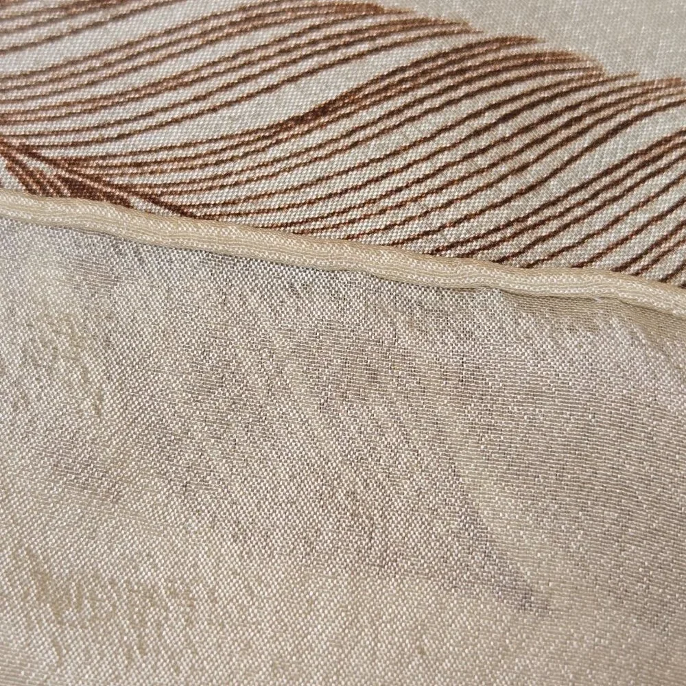 Echo Silk Feather Scarf Bird